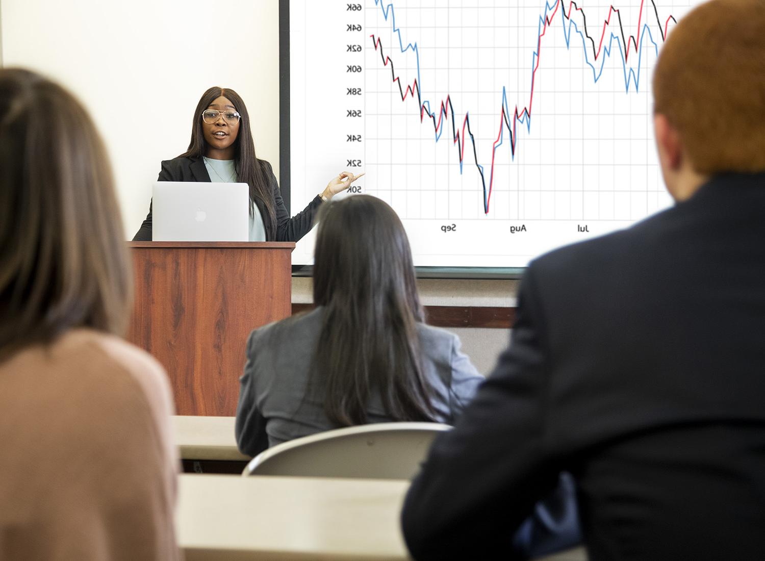 Students in Accounting Class