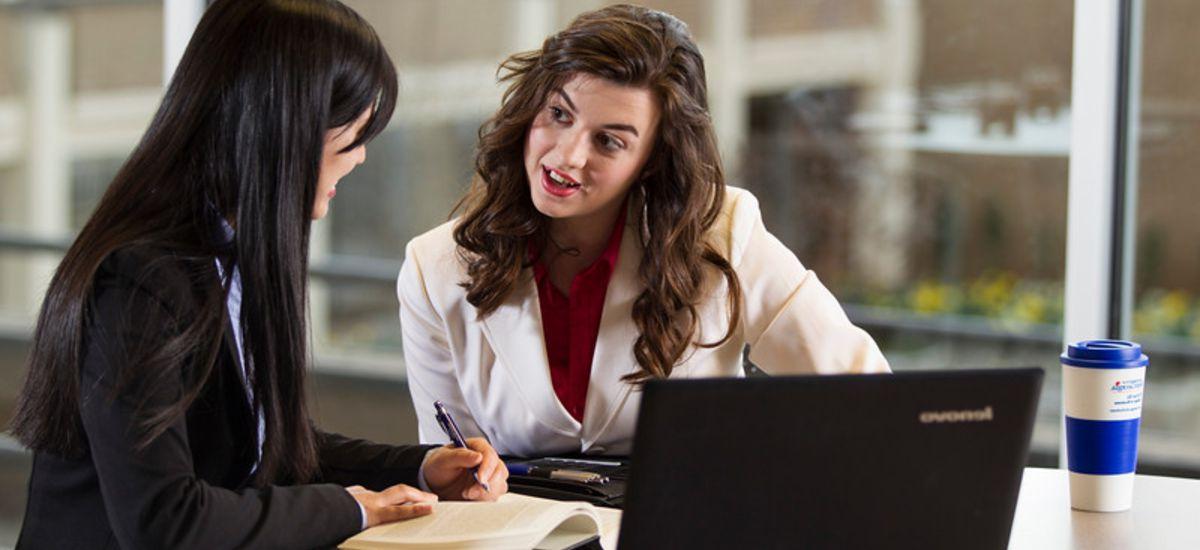 students with laptops