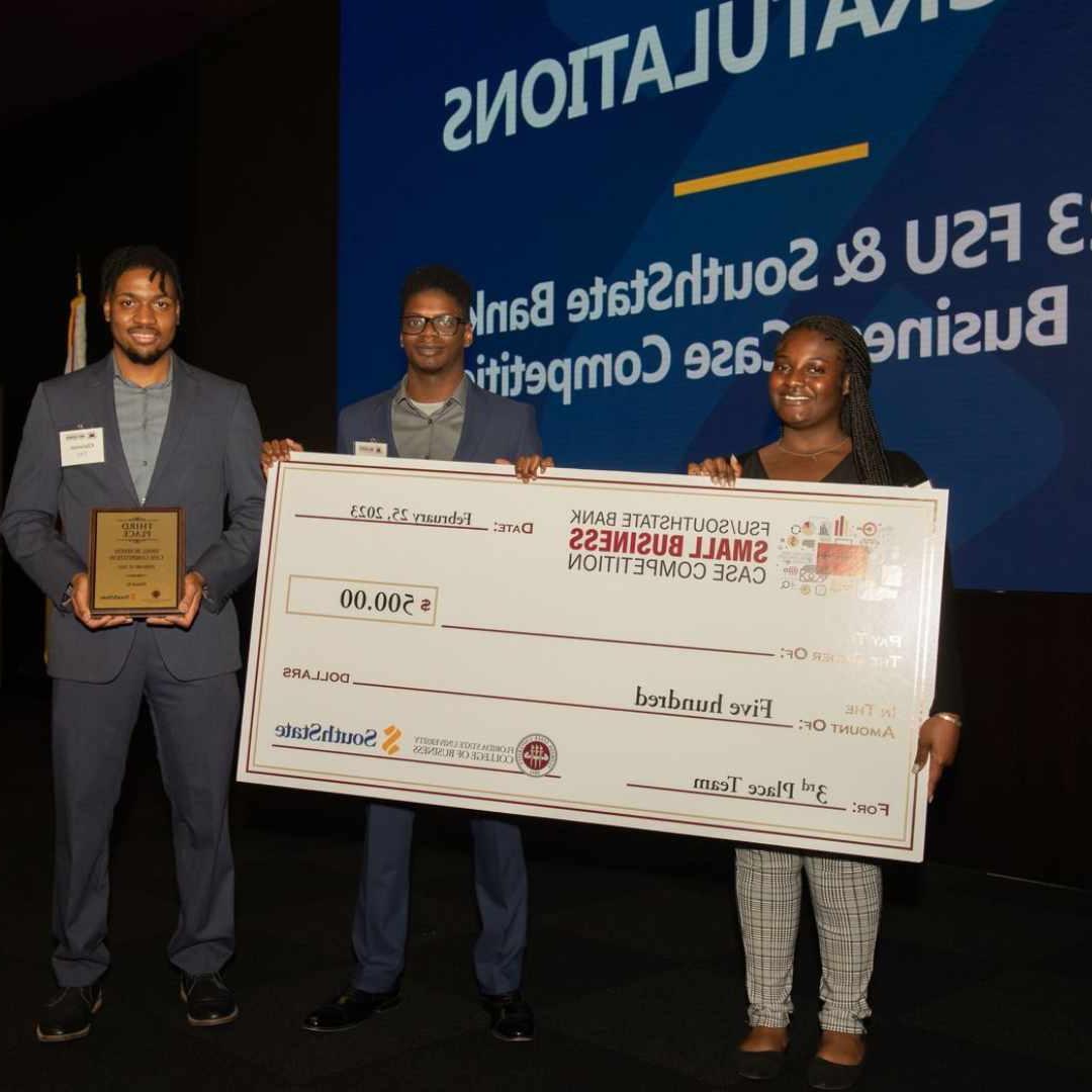 Business Students Place in Small Business Competition